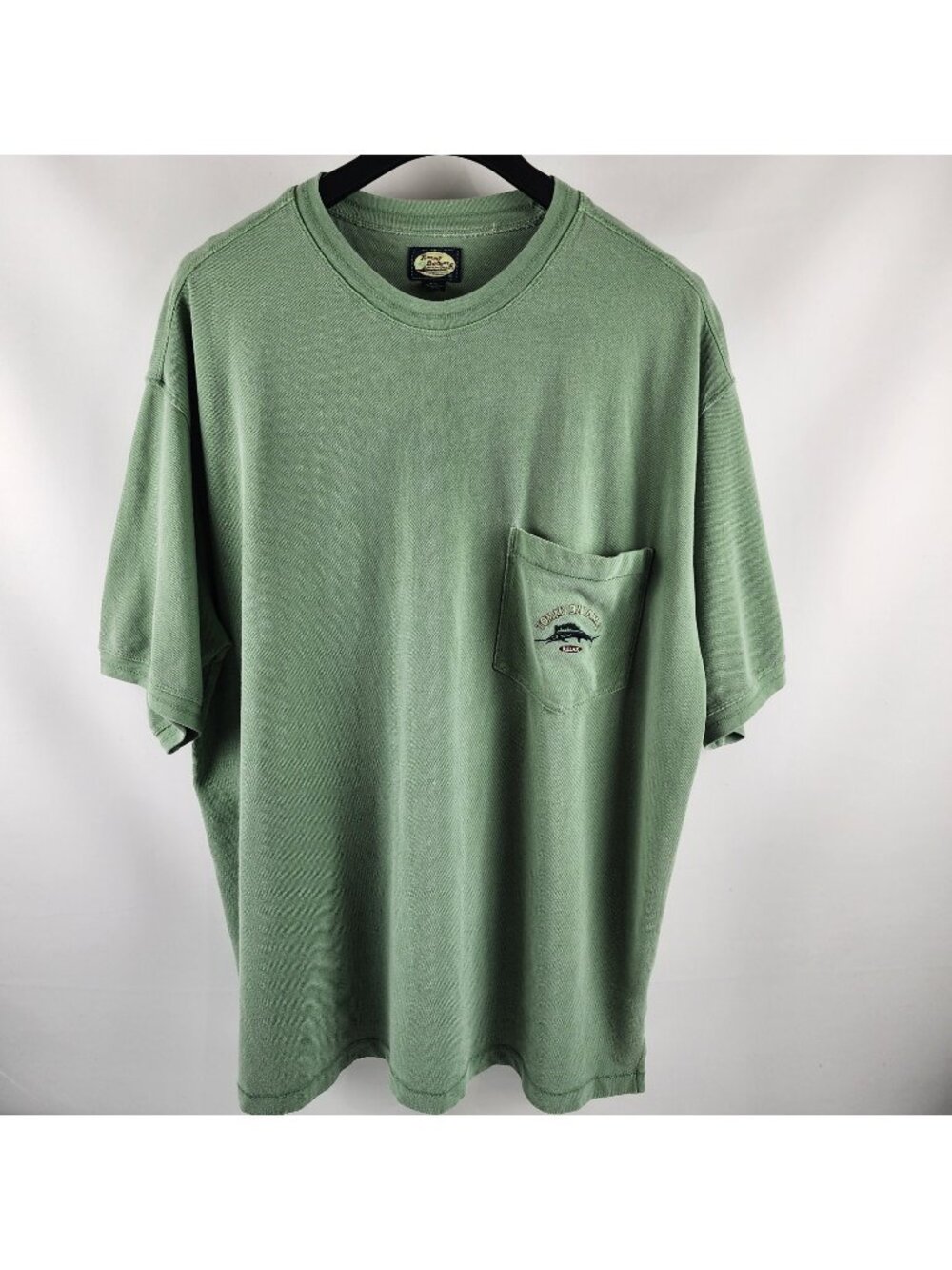 TOMMY BAHAMA Shirt Mens XXL Green Relax 100% Cotton Heavyweight S/S Tee